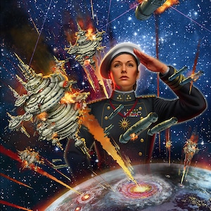 Signed and numbered art print of the cover art for &quot;Mission of Honor&quot;