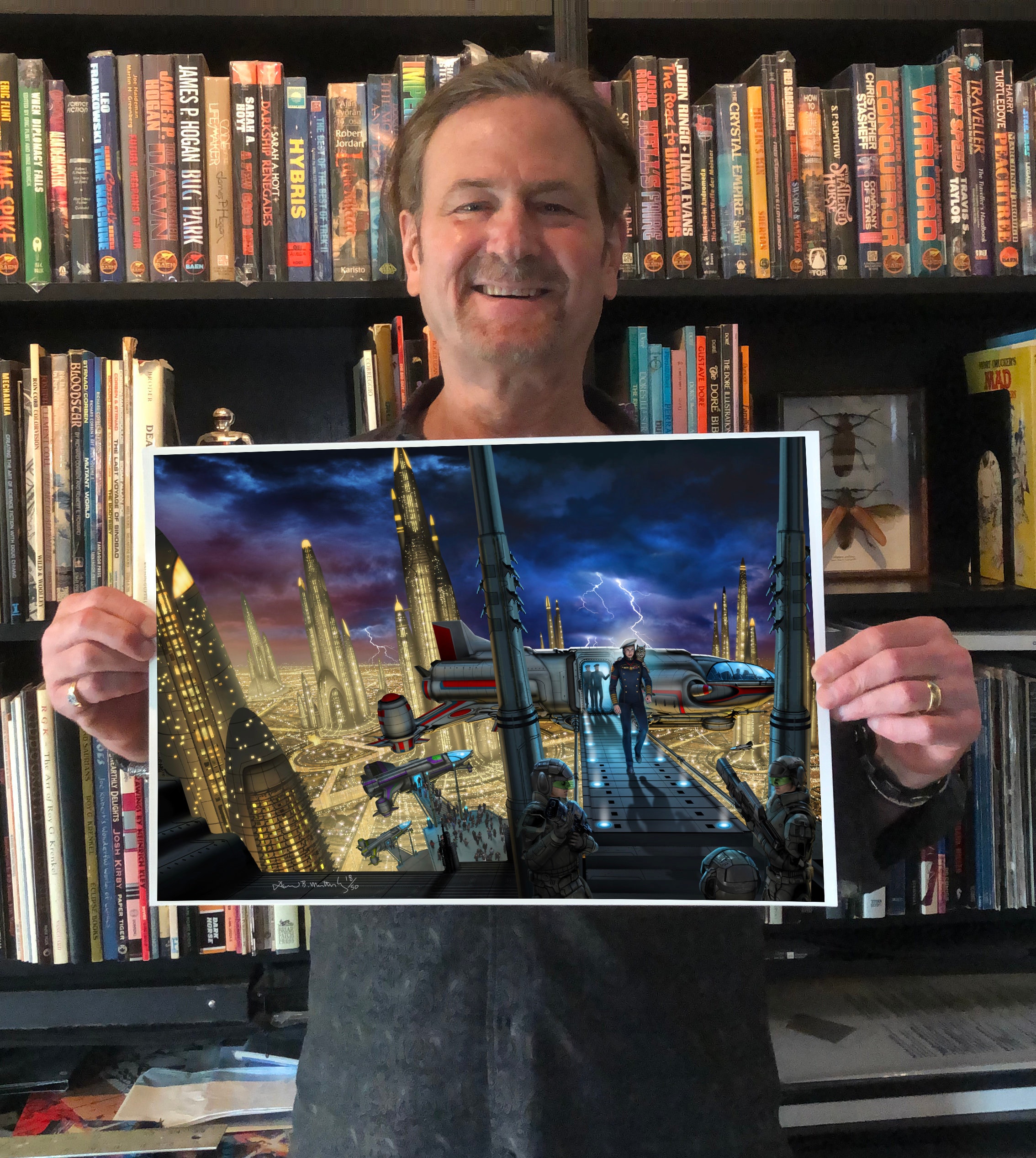 Signed and Numbered Art Print of Cover Art for 