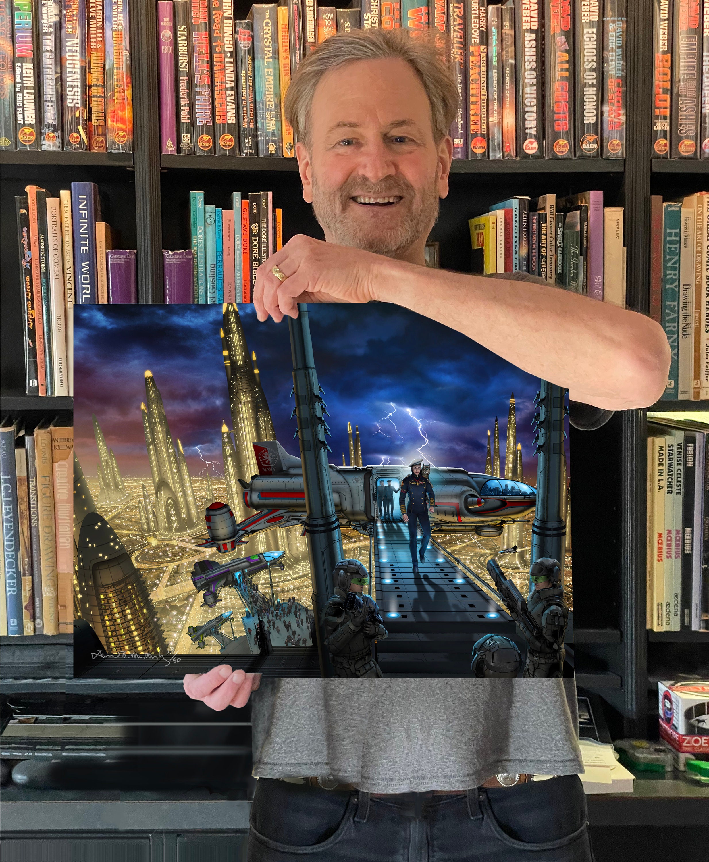 Signed and Numbered Art Print of Cover Art for 