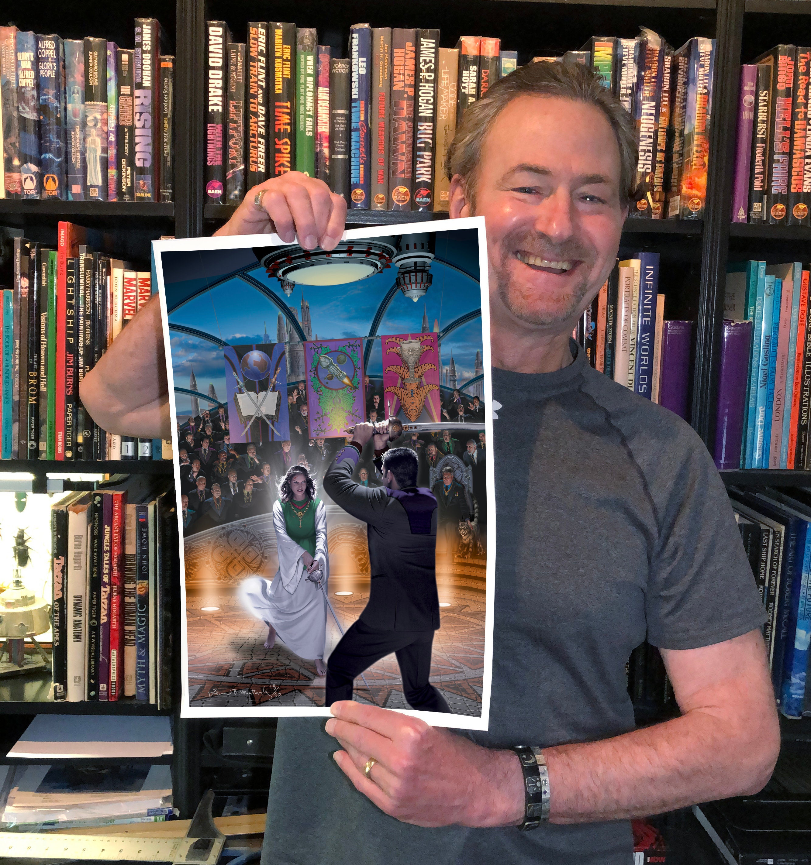 Signed and Numbered Art Print of Cover Art for 