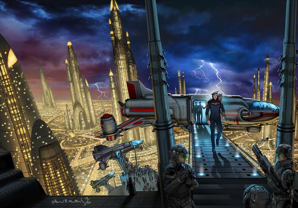 Signed and Numbered Art Print of Cover Art for 