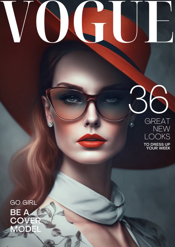 Buy 4 VOGUE Magazine Covers Fashion Futuristic Artificial Online in India 