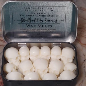 Skulls of My Enemies Wax Melts or Lotion Bars Tin