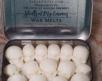 Skulls of My Enemies Wax Melts or Lotion Bars Tin