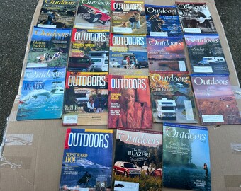 Lotto di 18 numeri della rivista Chevy Outdoors Magazine 1989-1995