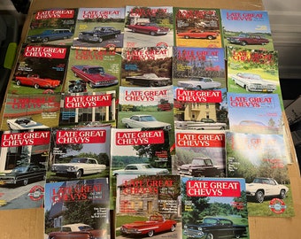 Lot de 23 magazines pour Chevrolet tardives des années 80