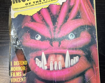 Les monstres fantastiques des films n° 4 (1962) Magazine de monstres vintage de la HTF
