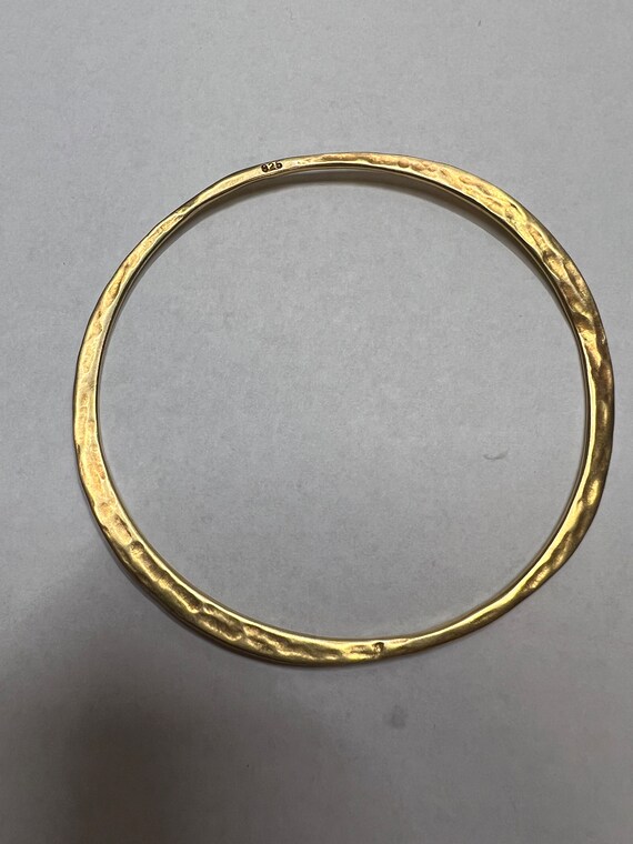 Bangle Bracelet Gold Silver 925 0.29oz 8.2g 14K Gold… Gem