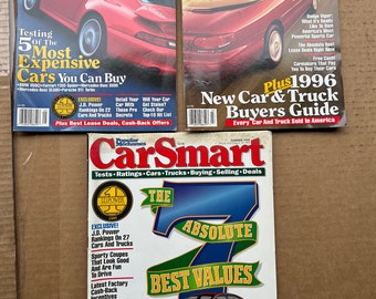 Kavel van 3 Car Smart Magazine - uitgaven zomer 1995, maart mei 1996