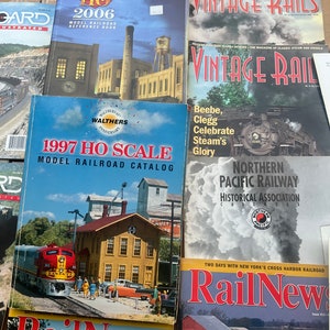 Mixed Lot of 30 Railroad RailNews Mainstreeter CTC Boad Walthers HO Magazine image 6