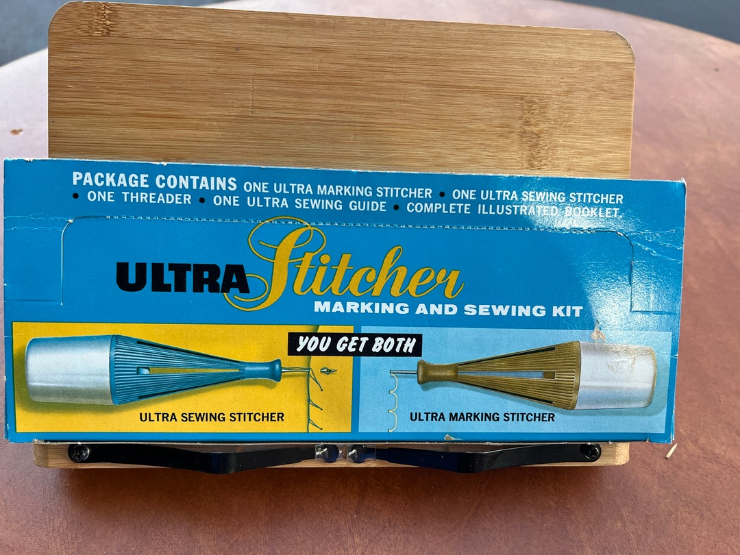 Vintage Ultra Stitcher Marking & Sewing Kit Instructions Etsy