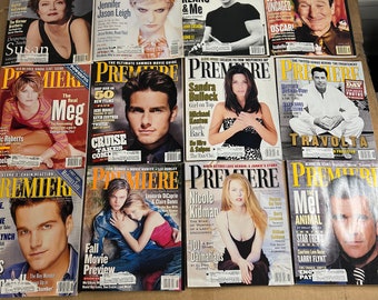 Vintage Premiere Magazine 1996 - Full Year 12 Issues