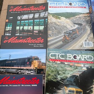 Mixed Lot of 30 Railroad RailNews Mainstreeter CTC Boad Walthers HO Magazine image 8