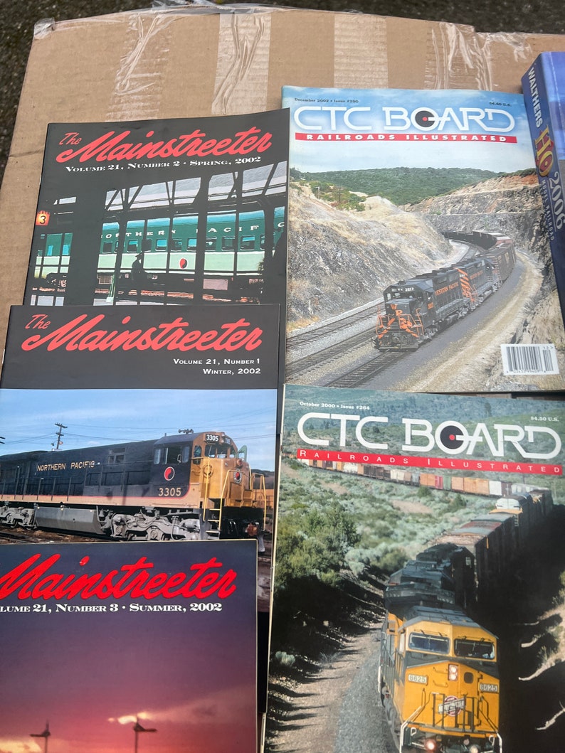 Mixed Lot of 30 Railroad RailNews Mainstreeter CTC Boad Walthers HO Magazine image 8