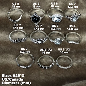 Silver Ring Set, Women Ring Sets, Gothic Ring Set, Boho Ring Set, Vintage Rings, Stackable Rings, Silver Midi Ring, Bohemian Ring