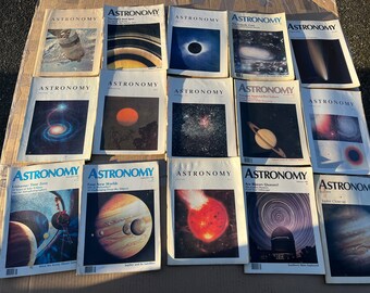 Lot of 15 Issues of Astronomy Magazines 1975-1980