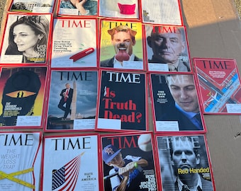 Lot de 17 numéros du magazine TIME 2017