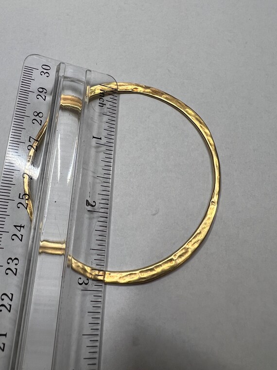 Bangle Bracelet Gold Silver 925 0.29oz 8.2g 14K Gold… Gem