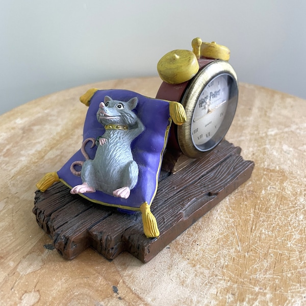 Scabbers reloj harry potter warner bros rata 2001 figura vintage ratón de juguete HP figura de roedor