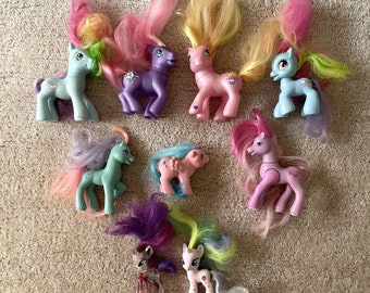 mon petit paquet de poneys MLP vintage hasbro cheval poneys figurine poupée jouet