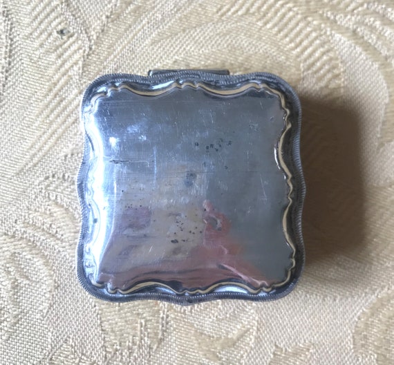 Vintage sterling silver 925 pill box or jewelry b… - image 3