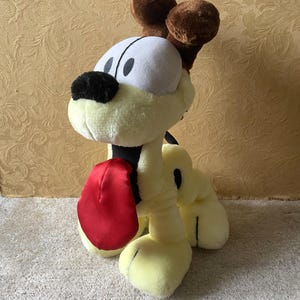 Garfield Odie vintage muy grande peluche perro animal cómic años 90 y2k dibujos animados coleccionable cachorro Otis