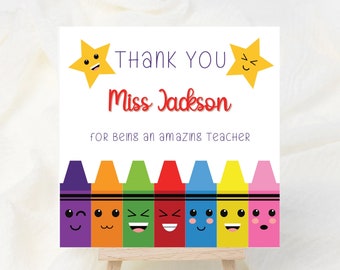 Teacher Thank You Card,  Teacher Card, Personalised Teacher Card, End of Year Teacher Card, Nursery Teacher Card, Amazing Teacher Card,