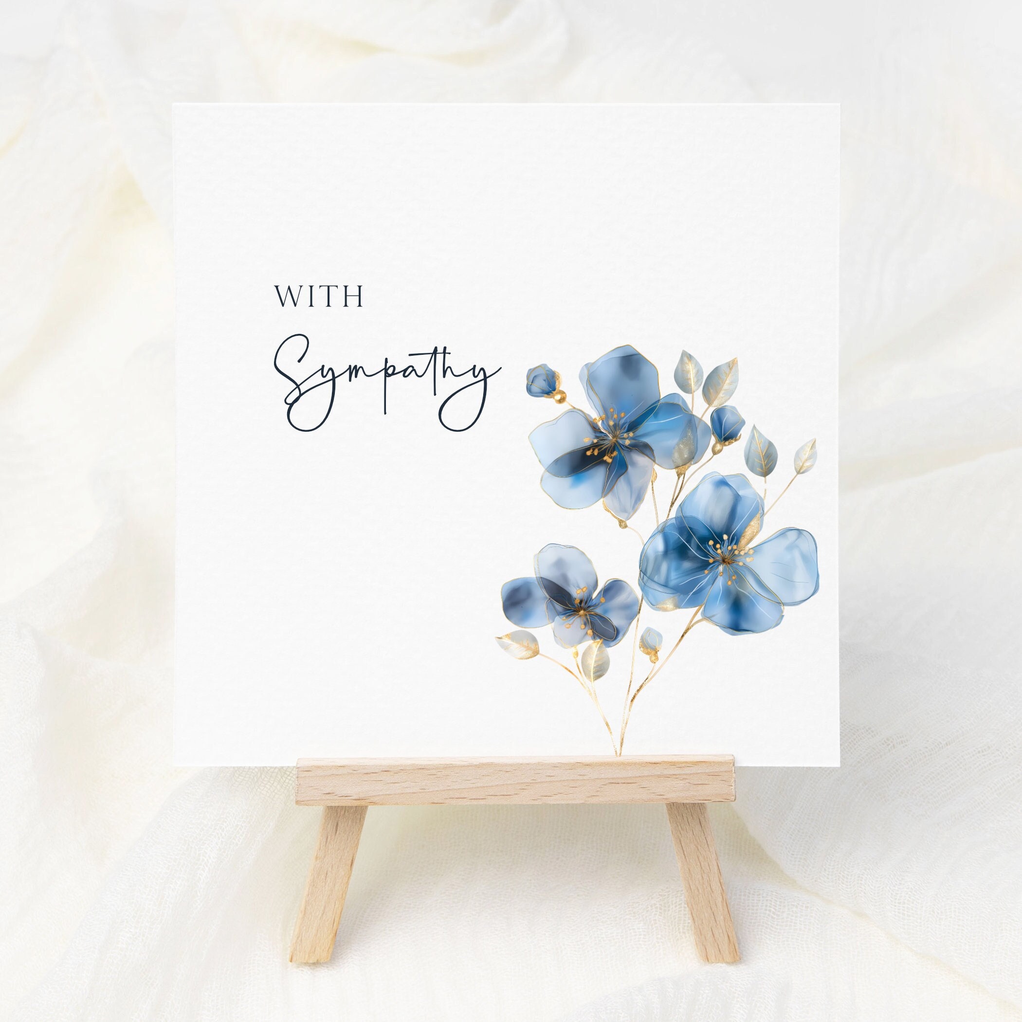 Sympathy Card, Condolence Card, Thinking of You Card, With Deepest ...