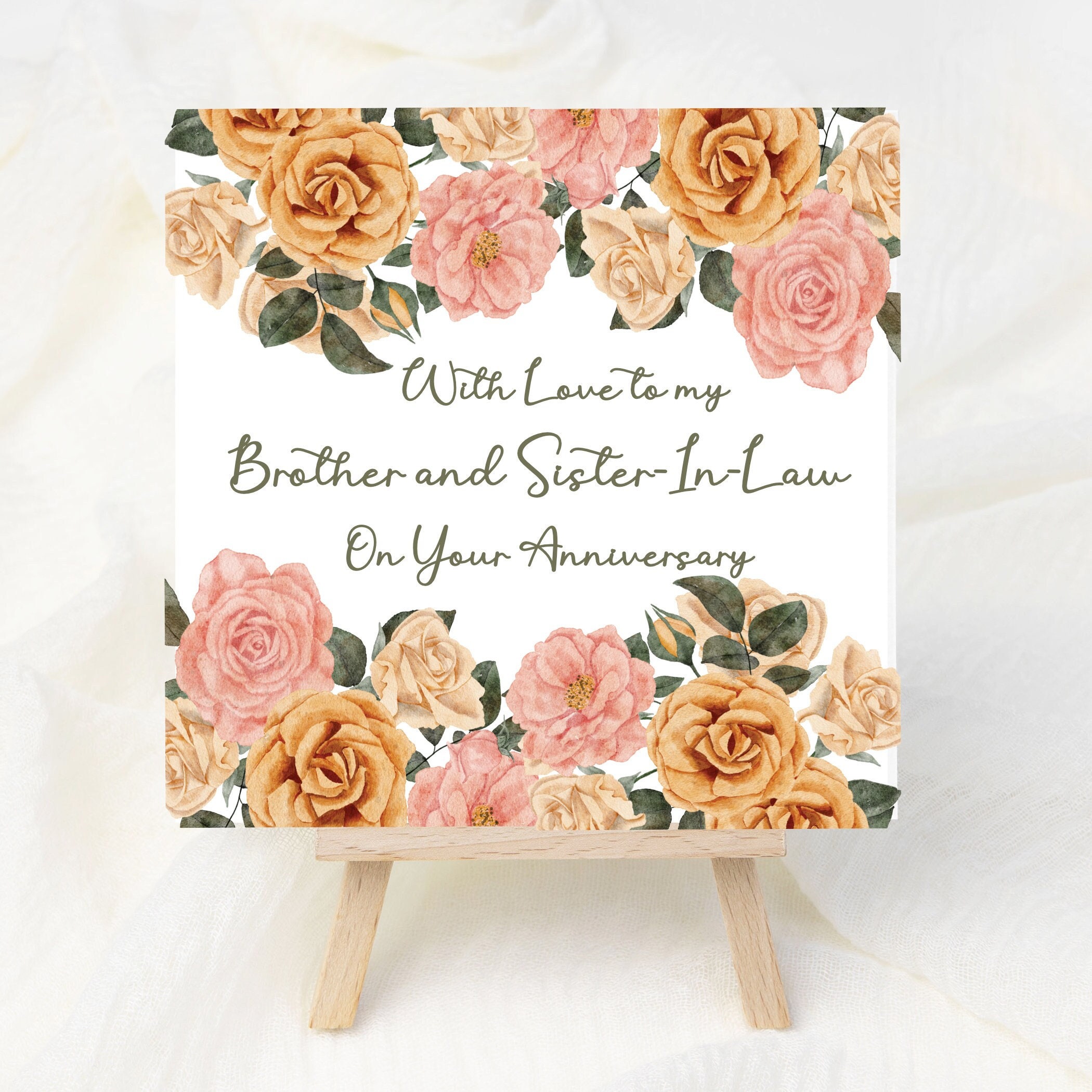 BROTHER AND SISTER-IN-LAW ANNIVERSARY CARD – SIMON ELVIN - View #6