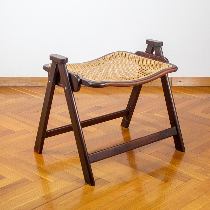 Rattan Footstool - Etsy