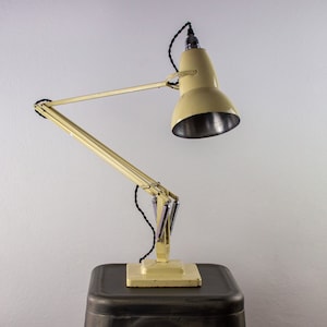 Vintage Herbert & Sons Anglepoise Lamp | Mid-century Modern Architect Desk Light | 50&#39;s Adjustable Table Lamps | Articulating Lighting