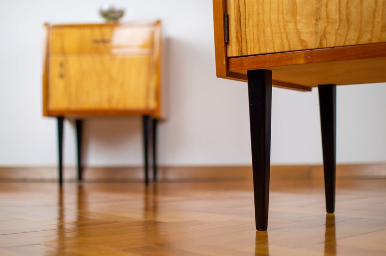 Pair of Vintage Nightstands Retro Modern Nightstands Etsy