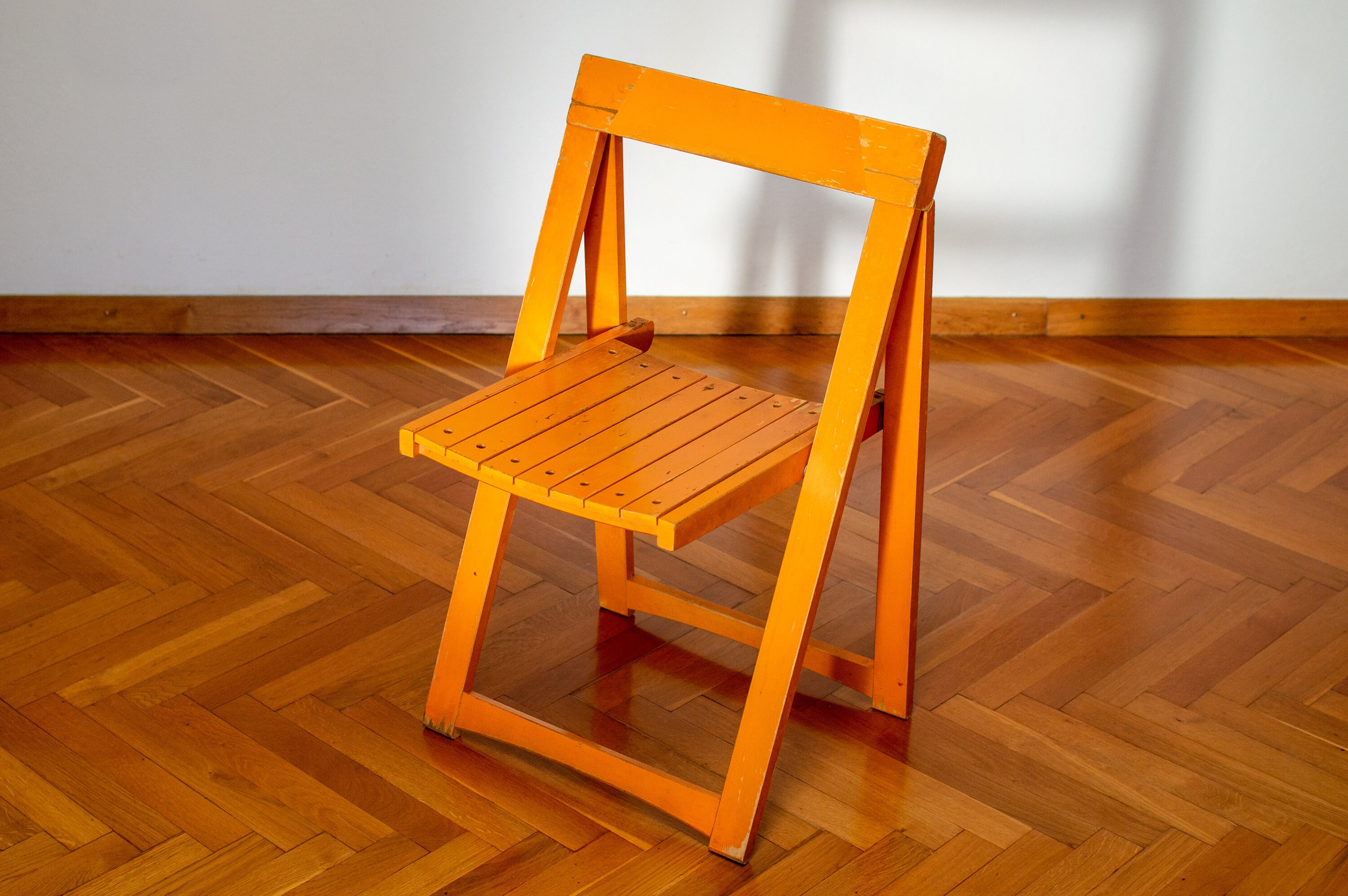 Mid-century Modern Wooden Chairs | Vintage Folding Chairs