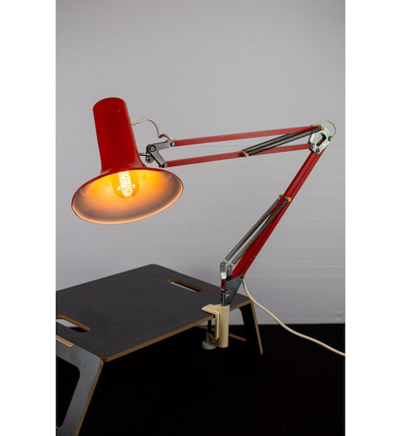Lighting Vintage Architect Desk Lamp Midcentury Anglepoise Light
