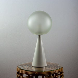 Gio Ponti »Bilia« Table Lamp for Fontana Arte | Italian Space Age Design | Mid-century Modern Light | 70&#39;s Rare Table Desk Lamp