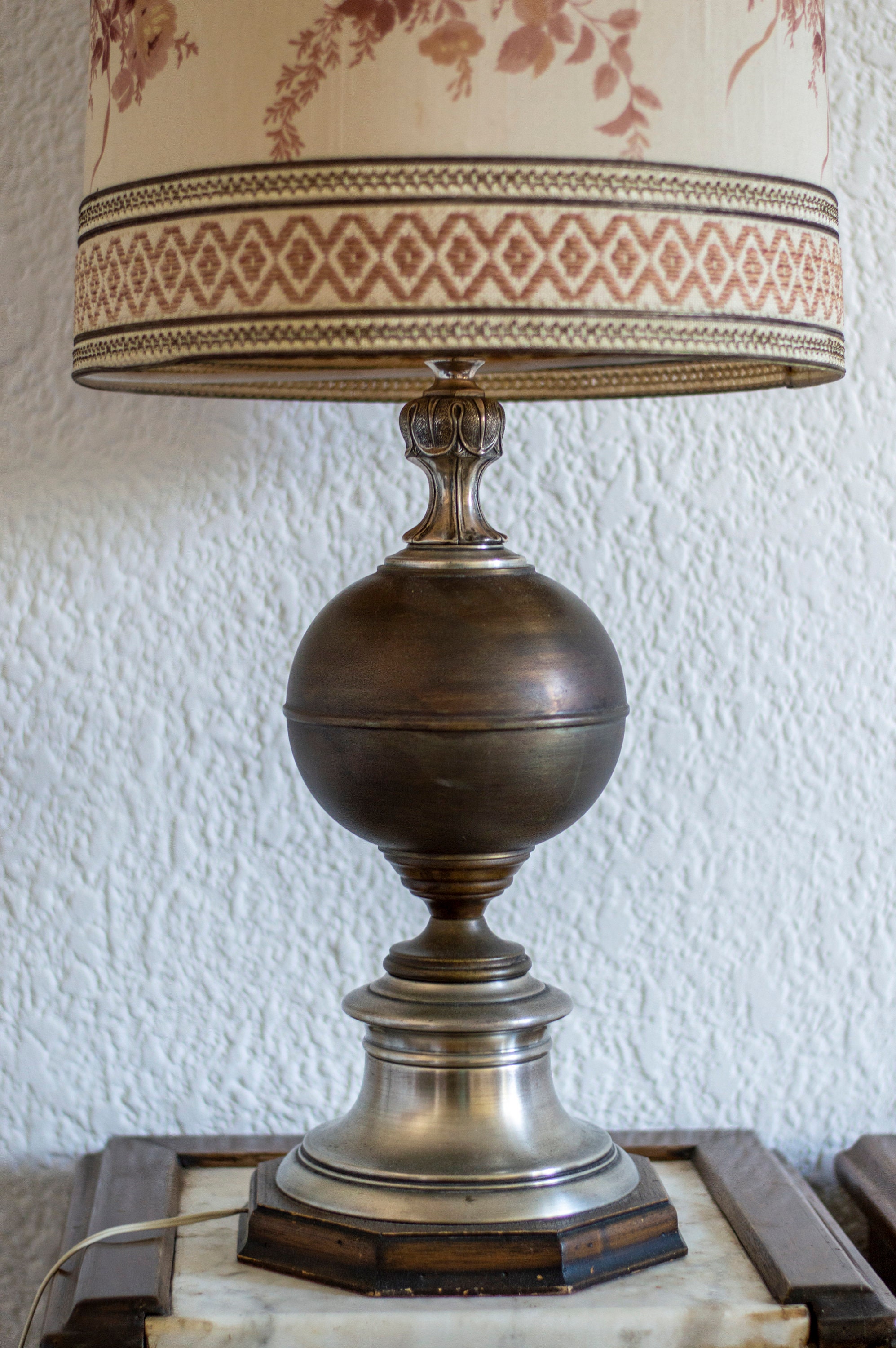 Elegant Vintage Large Table Lamp Made in Italy Brass Table Etsy