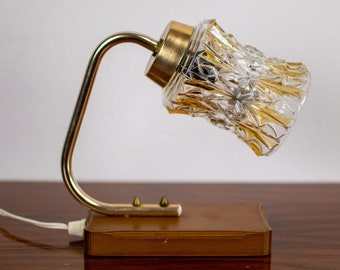 Lampe de Bureau de Table vintage | Lumière de chevet moderne du milieu du siècle | Lampes en bois antiques | | d’éclairage des années 60 Lampe de chevet yougoslave