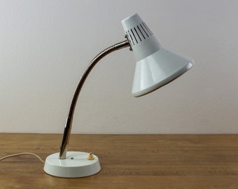 Mid-century Modern Desk Lamp | Vintage Adjustable Office Lamps | 60's Industrial Lighting | Retro Gooseneck Light