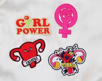 Feminist Patches | uterus ovary grow a pair | Feminism | Future is female | Cuterus | Grow A Pair | Girl Power | Female Power |