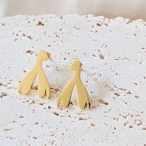 Clitoris Earrings | Female Body Yoni Vulva Uterus Jewelry | Gold Earrings Minimalist | Feminist Earrings | Feminism | Clit Earrings