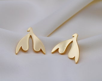 Clitoris Earrings | Female Body Yoni Vulva Uterus Jewelry | Gold Earrings Sex Organ | Feminist Earrings | Feminism | Clit Earrings