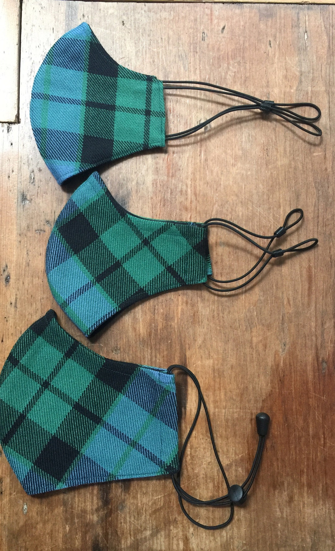 MacKay Ancient Tartan Face Mask Set 3 Máscaras para adultos Etsy España