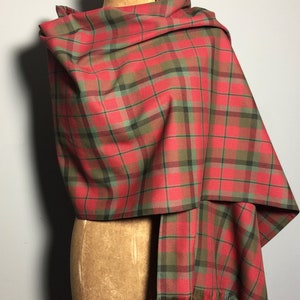 Tartan Wrap Stole Scarf Sash in 80+ Authentic Tartans - NON WOOL - 200cm or 250 cm long x 50cm wide - made to order