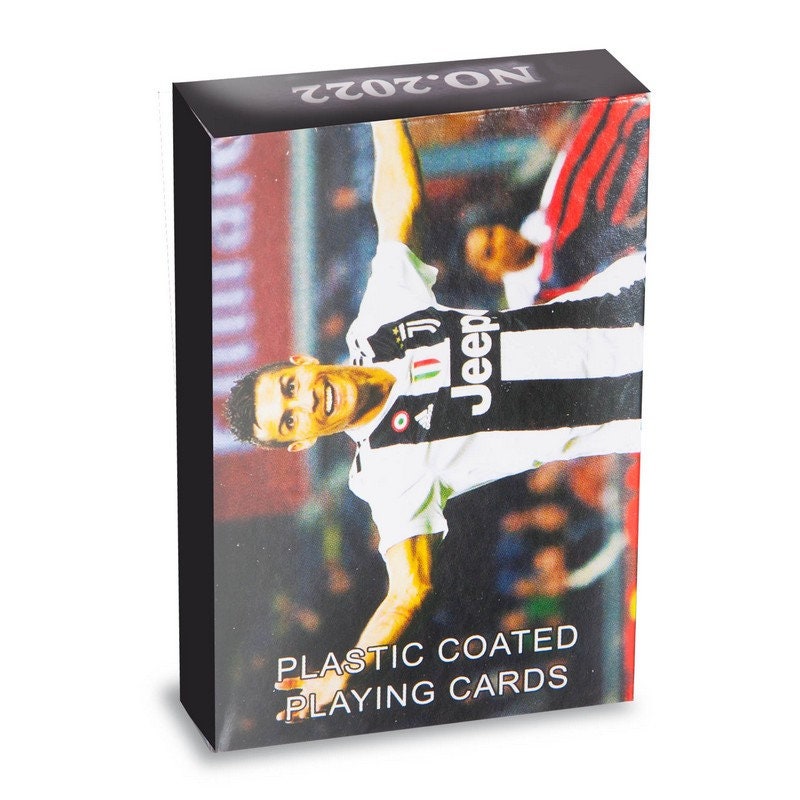 LAMINATED PLAYING CARDS With Soccer Stars 54card Deck Etsy