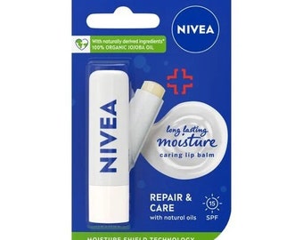 Moisturizing lip balm NIVEA SOS-Care, with avocado, jojoba and panthenol oils