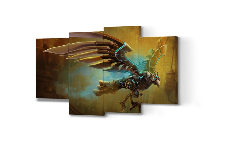 Anivia LoL Poster Anivia LoL Painting 5 Piece Canvas Print Wall Art Anivia Print ALL SKINS Anivia LoL Anivia LoL Artwork Gift