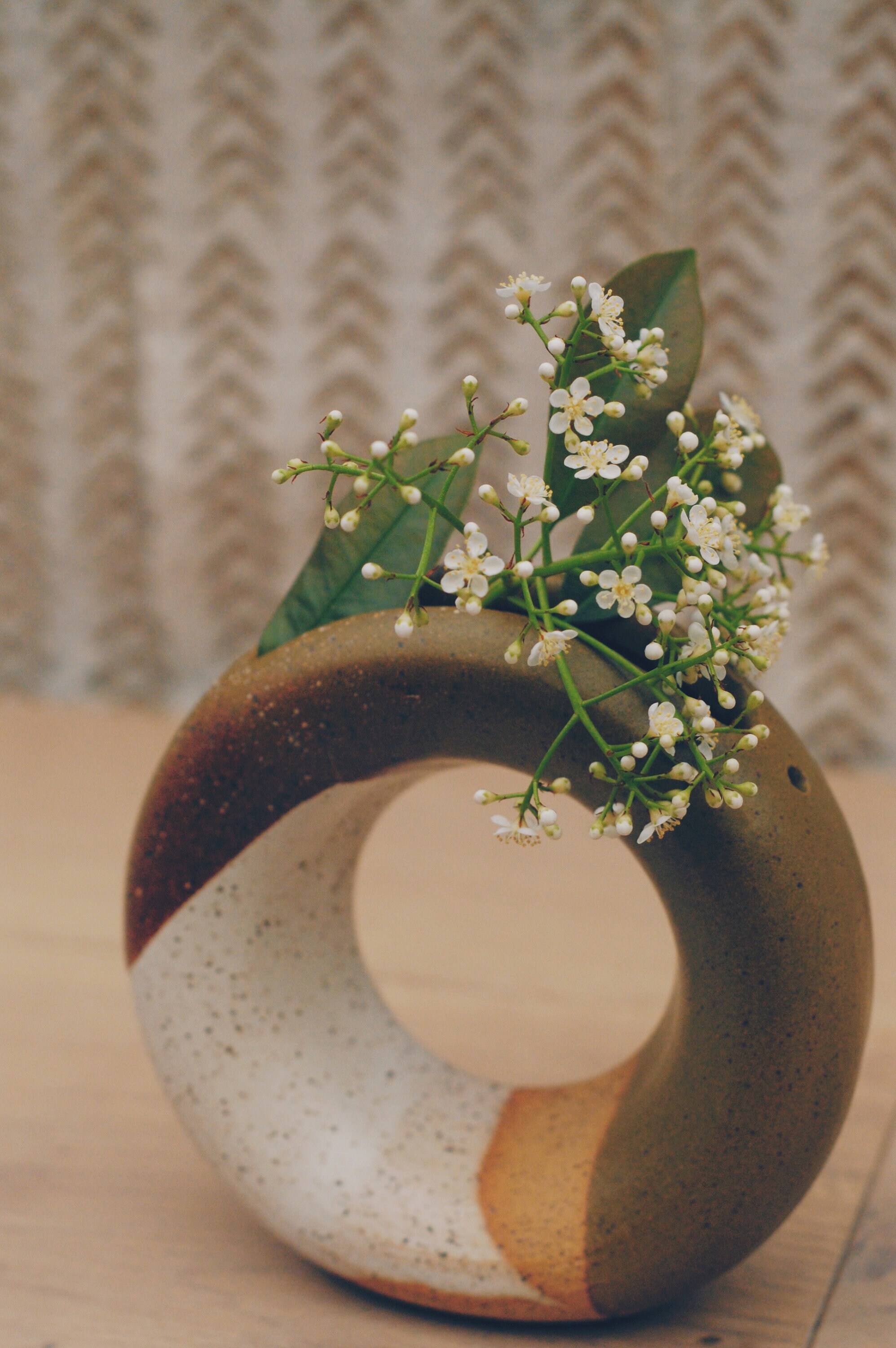 Safari Donut Vase Keramik Blume Donut Vase Etsy