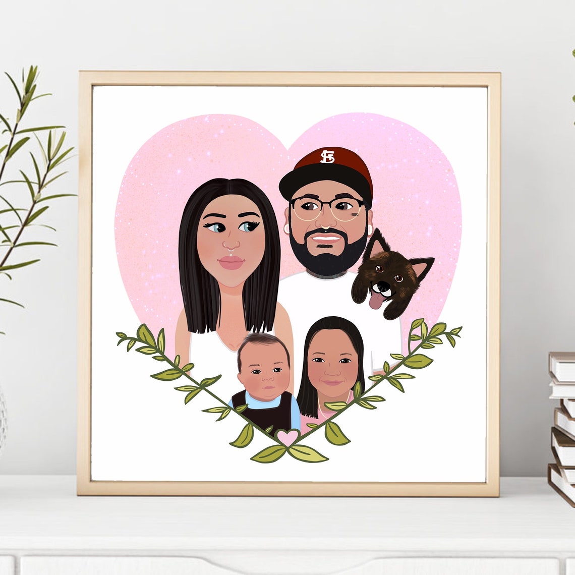 Custom Family Portrait: Personalized Painting From Photo - Etsy