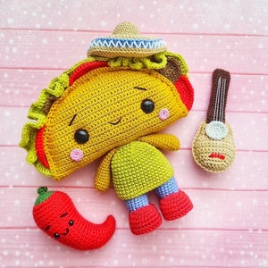 Hooyee Positive Crochet Taco Kit – Fun DIY Gift For Friends, Boys & Girls