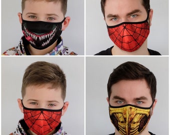 Face Shield For Kids Spiderman